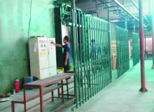 小區(qū)護欄靜電粉末噴涂設(shè)備